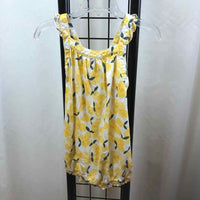 Tea Yellow Patterned Child Size 18-24 m Girl's Romper
