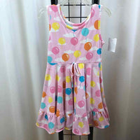 Eleanor Rose Pink Patterned Child Size 5/6 Girl's Dress