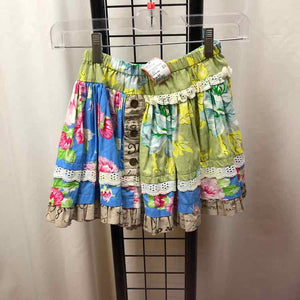 Mustard Pie Multi-Color Floral Child Size 6X Girl's Skirt