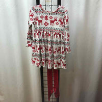 Hanna Andersson White Christmas Child Size 5 Girl's Dress