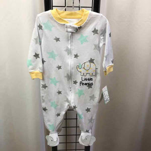 Koala Baby White Stars Child Size 3-6 Months Boy's Pajamas