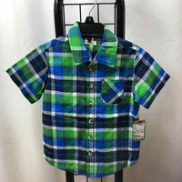 Ruffhewn Navy Plaid Child Size 4 Boy's Shirt