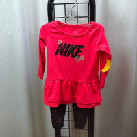 Nike Pink Logo Child Size 12 m Girl's Outfit