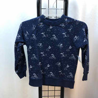 Hanna Andersson Navy Patterned Child Size 7 Girl's Sweatshirt