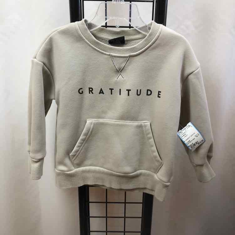 Little Bipsy Tan Graphic Child Size 2 Boy's Sweatshirt