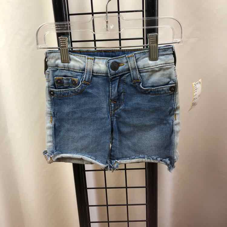 True Religion Blue Solid Child Size 2 Girl's Shorts
