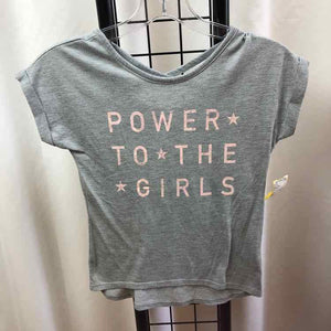 Grayson Social Gray Text Child Size 8/10 Girl's Shirt