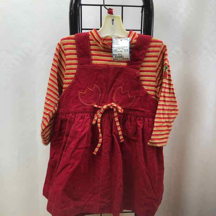 Baby mini Red Stripe Child Size 18 m Girl's Dress