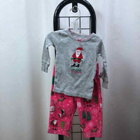 Carter's Gray Christmas Child Size 12 m Girl's Pajamas