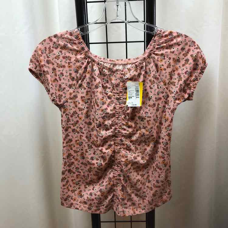 Children's Place Pink Floral Child Size 7/8 Girl's Shirt