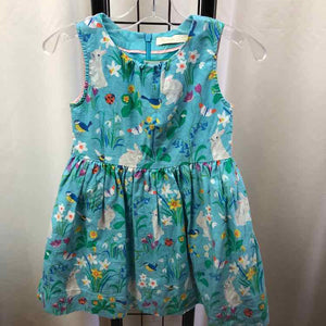 Mini Boden Blue Patterned Child Size 4/5 Girl's Dress