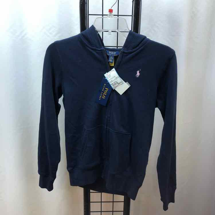 Ralph Lauren Navy Solid Child Size 12/14 Girl's Sweatshirt