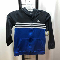 Adidas Black Heathered Child Size S Boy's Sweatshirt