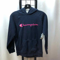 Champion Navy Logo Child Size 10 Girl's Sweatshirt