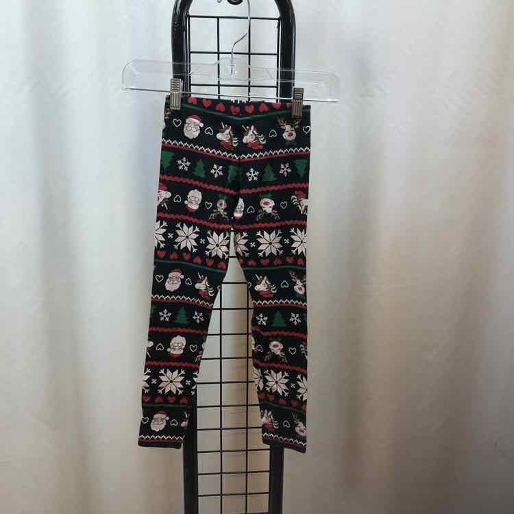 Black Christmas Child Size 6/6X Girl's Leggings