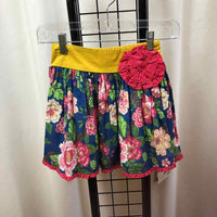 Persnickity Blue Floral Child Size 6 Girl's Skirt