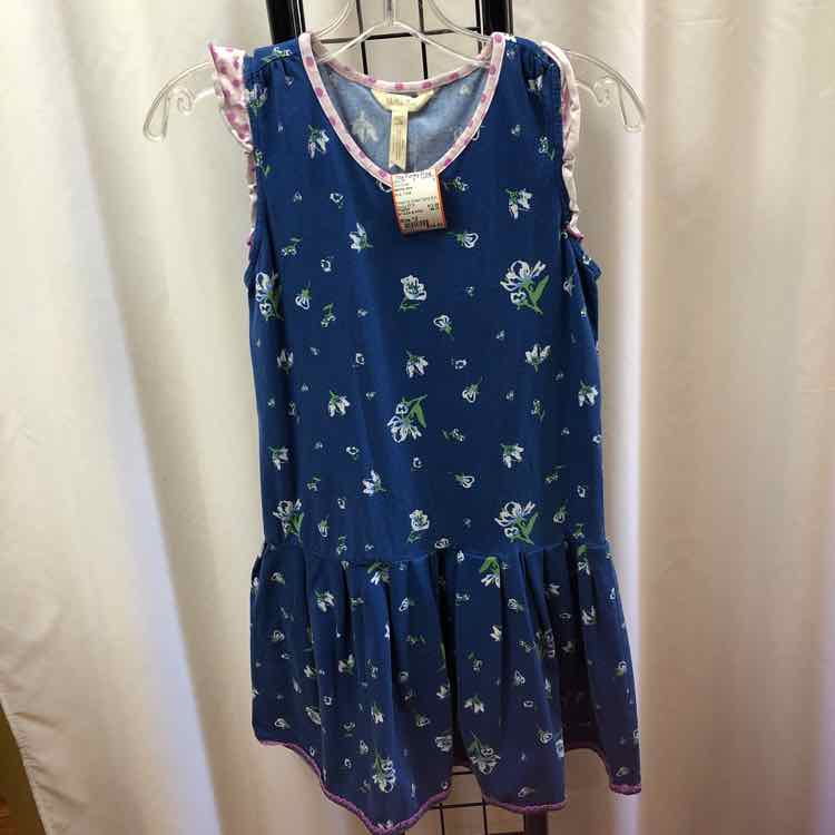 Matilda Jane Blue Floral Child Size 12 Girl's Dress