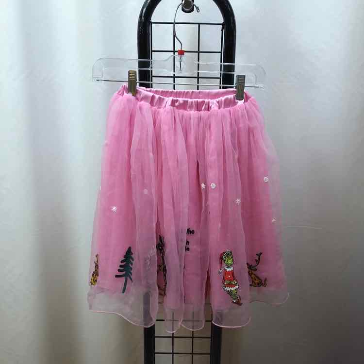 Hanna Andersson Pink Christmas Child Size 6/7 Girl's Skirt