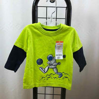 Gymboree Lime Green Graphic Child Size 6-12 m Boy's Shirt