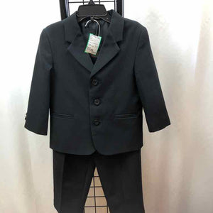 Amherst Black Solid Child Size 4 Boy's Suit