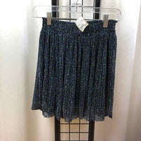 Zara Navy Patterned Child Size 11/12 Girl's Skirt

