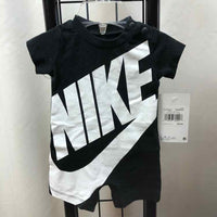Nike Black Logo Child Size Newborn Boy's Romper