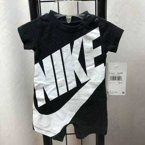 Nike Black Logo Child Size Newborn Boy's Romper
