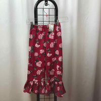 Matilda Jane Red Floral Child Size 6 Girl's Leggings