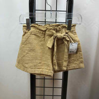 Tate & Adele Tan Solid Child Size 2 Girl's Shorts
