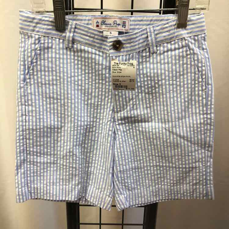 Classic Prep Blue Stripe Child Size 5 Boy's Shorts
