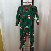 just one you Green Christmas Child Size 2 Boy's Pajamas