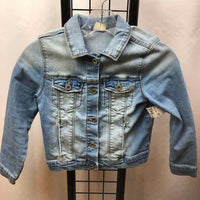 Zara Girls Denim Solid Child Size 8 Girl's Jacket/Blazer