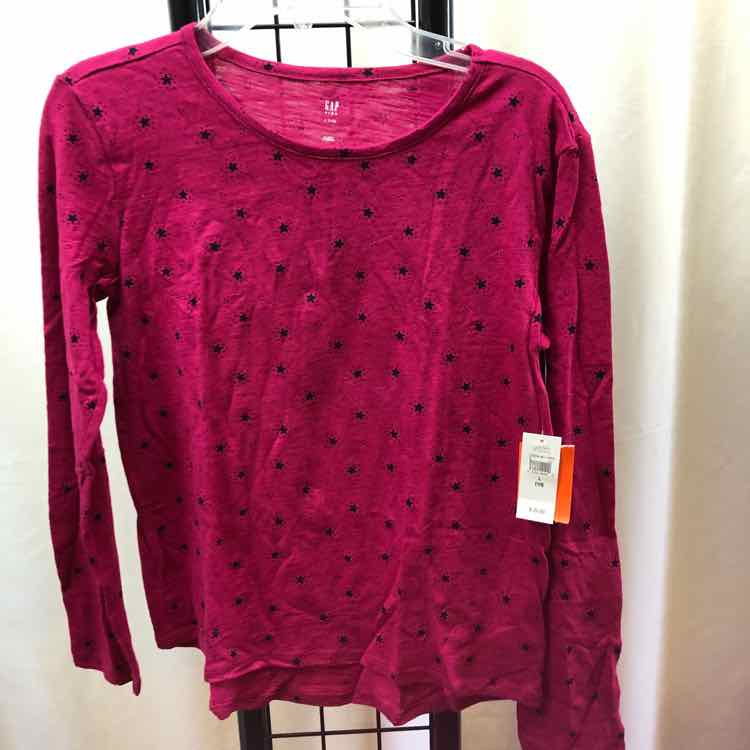 Gap Pink Stars Child Size 10 Girl's Shirt