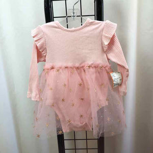 Little Me Pink Stars Child Size 12 m Girl's Dress