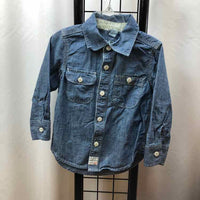 Gap Denim Solid Child Size 3 Boy's Shirt