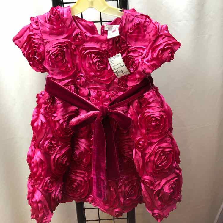 hulabaloo Pink Solid Child Size 4 Girl's Dress