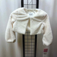 Rare Editions White Solid Child Size 7 Girl's Jacket/Blazer