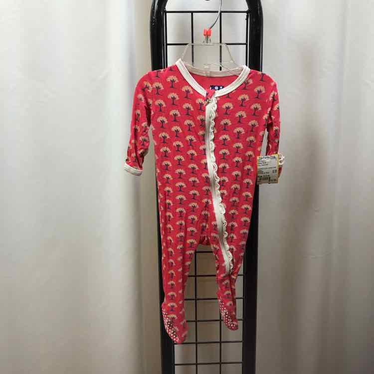 Kickee Pants Pink Patterned Child Size 0-3 m Girl's Pajamas