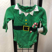 Green Christmas Child Size 6 m Girl's Shirt
