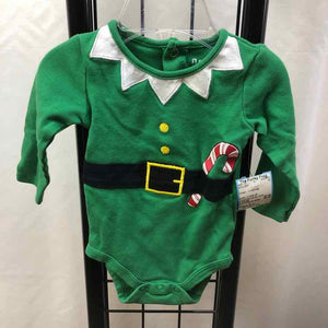 Green Christmas Child Size 6 m Girl's Shirt