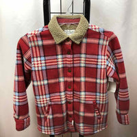 soho Red Plaid Child Size 7/8 Girl's Jacket/Blazer