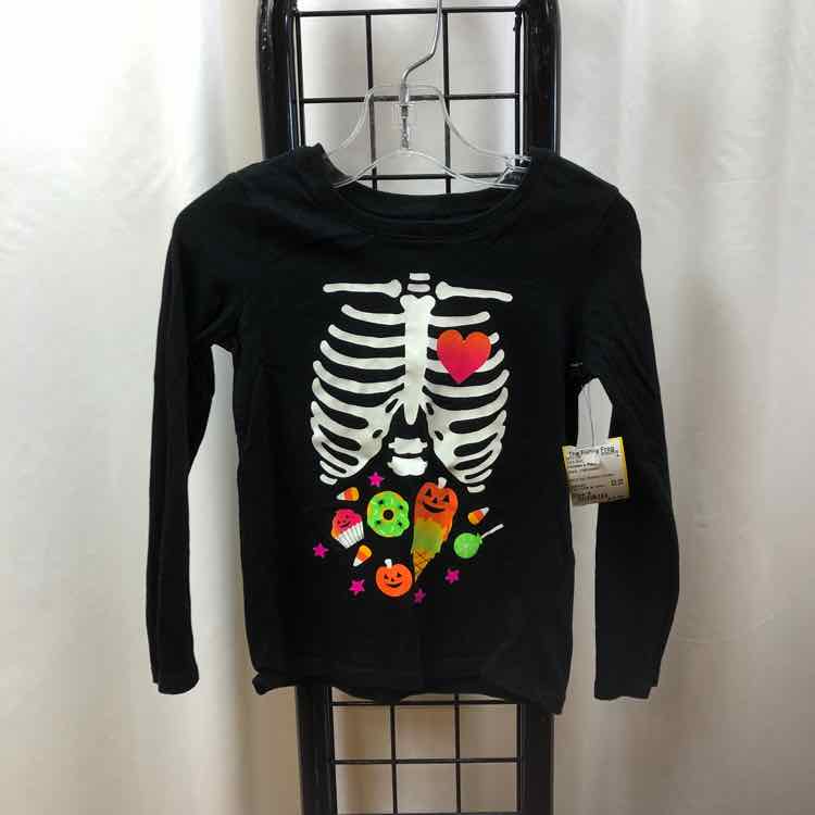 Children's Place Black Halloween Child Size 4 Girl's Shirt
