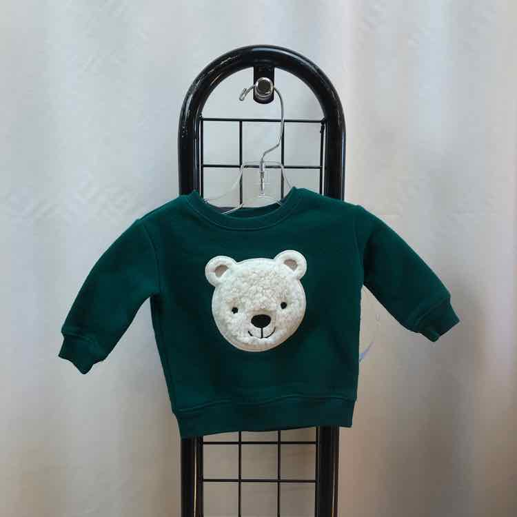 jumping beans Teal Patch Child Size Newborn Boy's Sweatshirt