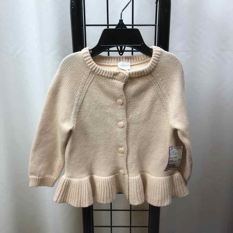 Jamie Kay Pale Pink Solid Child Size 12 m Girl's Sweater