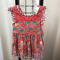 Matilda Jane Pink Floral Child Size 2 Girl's Dress
