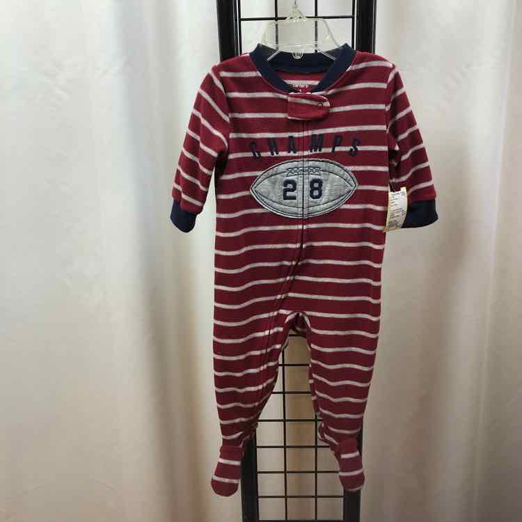 Carter's Red Stripe Child Size 6 m Boy's Pajamas
