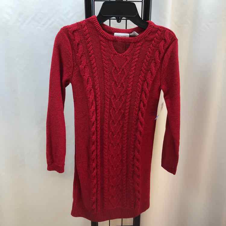 Children's Place Red Sparkly Child Size 7/8 Girl's Dress