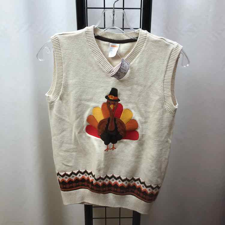 Gymboree White Patch Child Size 10 Boy's Vest