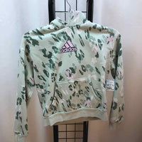 Adidas Mint Green Patterned Child Size 10/12 Girl's Sweatshirt