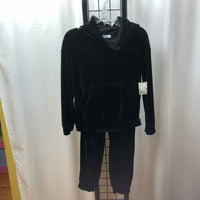 Arshiner Black Solid Child Size 10 Boy's Jogging Suit
